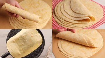 طريقة تحضير خبز التورتيلا لذة إسبانية بلمسة عربية