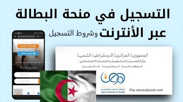 “التجديد من هنا”.. شروط وخطوات التسجيل في منحة البطالة في الجزائر وكيفية التجديد 2024